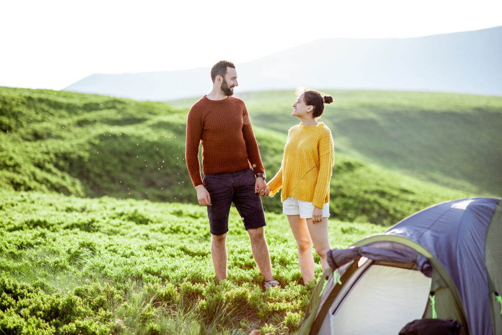 Couple in the mountains