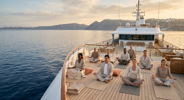 Meditation Cruises in the Mediterranean with guided wellness practice at sea